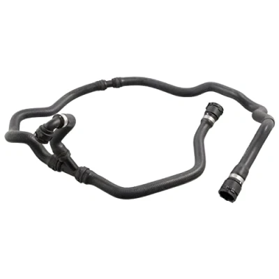 Image of 17127519258 Radiator Hose FEBI BILSTEIN 102238 EPDM (ethylene propylene diene Monomer (M class) rubber) with quick couplers BMW: 5 Saloon, Touring
