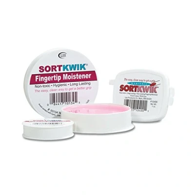Image of Lee 10050 Sortkwik Fingertip Moisteners, 3/8 Ounce, Pink, 1 Pack