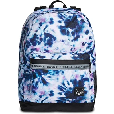 Image of Seven Zaino ® Reversibile The Double Violet Tie Dye
