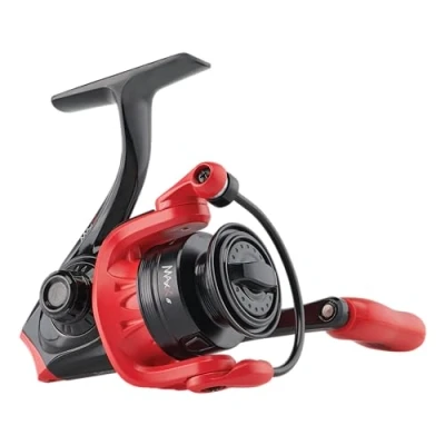 Image of Abu Garcia Max Pro Spinning Reel, Fishing Reels, Allround Fishing,Unisex, Red, 30 Left Hand/Right Hand