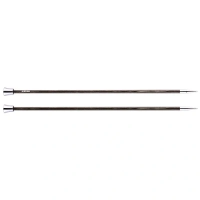 Image of KnitPro Royale: Knitting Pins: Single Ended: 35cm x 4.50mm, Birchwood, brass, Multi Colour, 4.5mm