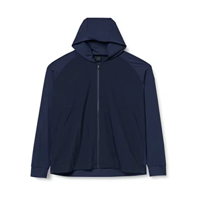 Image of Hackett London Men&#039;s HS Travel HDY FZ Hooded Sweatshirt, Navy, S