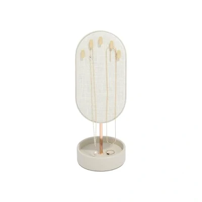Image of Stackers Linen &amp; Oatmeal Necklace hanger