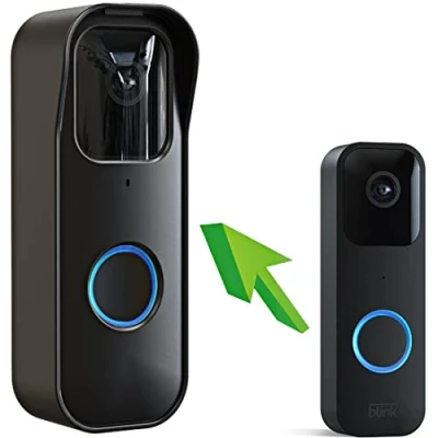 Image of Tizomi Blink Doorbell Mount, Adhesive Door Mount for Video Doorbell, No Drill Mounting Bracket Accessories Security System
