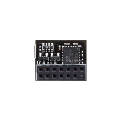 Image of ASUS TPM SPI Modul, Securely Store Keys, Data Passwords, 14 1 Pin, Interface, Nuvoton NPCT750 Chip, One Year Warranty, Black