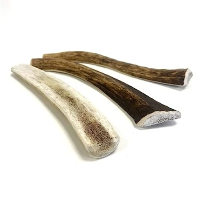 Image of Split Antler Dog Chews Mini x 3 (Weight 17 24g), (Size May Vary) Premium Quality Natural Chew Treat Hypo Allergenic Extra Small SHC
