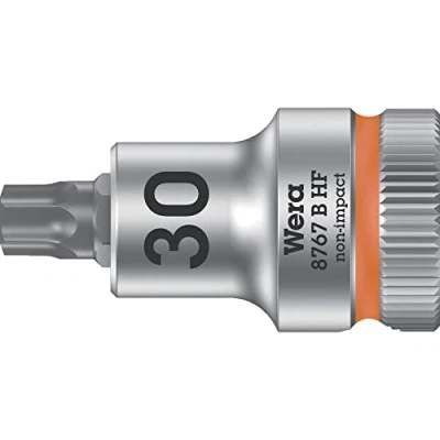 Image of Wera 8767 B HF TORX® Zyklop holding function bit socket, 3/8&quot; drive, TX 30x35mm, 05003066001