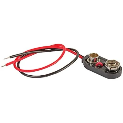 Image of Pro Power PP002029 Rigid Snap On PP3 Battery Connector, Pack of 5