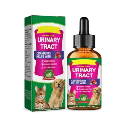 Image of Cranberry Oil For Dog Bladder Support Urinary Tract Puppy Kitten Soothes Pet