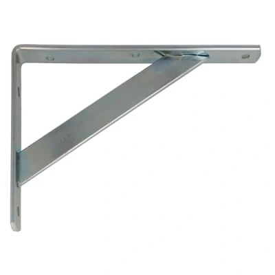 Image of Amig Versatile Wall Mount Steel Support for Shelves Easy Installation Supports Up to 185 kg Ideal Home or Office Zinc Plated, 500 x 325 mm,