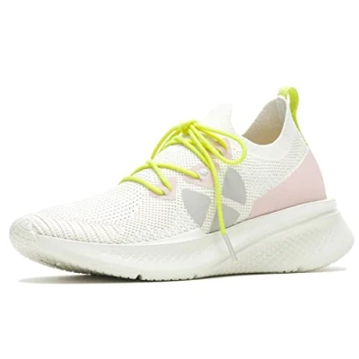Image of Hush Puppies Women&#039;s Spark Lace Up Sneaker, White, 8 UK