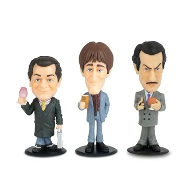 Image of Sporting Profiles Only Fools and Horses MINI Bobble Buddies Figures Del Boy Rodney Treble Pack