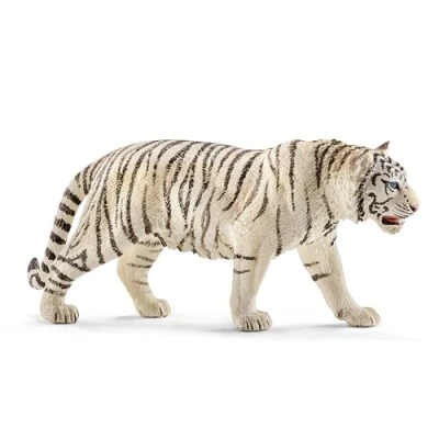 Image of SCHLEICH 14731 Tiger, white Wild Life Toy Figurine for children aged 3 8 Years