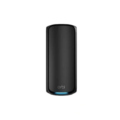 Image of NETGEAR Orbi 970 Series Quad Band WiFi 7 Mesh Auxiliary Satellite (RBE970B), Compatible with RBE962SB and RBE963SB, Provides Extra Coverage of up to 220 m², BE27000 802.11be (up 27 Gbps)