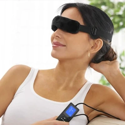 Image of Wizard Research Heated Eye Mask, The Original Electric Warm Compress for Dry Eyes, Moist Heat Blepharitis, MGD and Styes