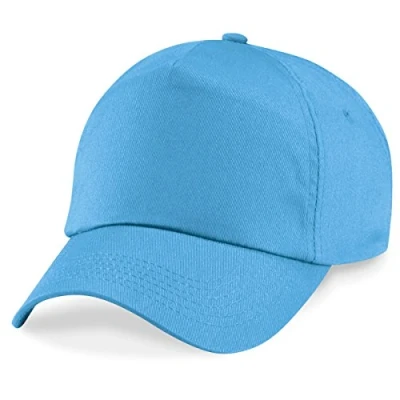 Image of Beechfield Kids Cap in surf blue