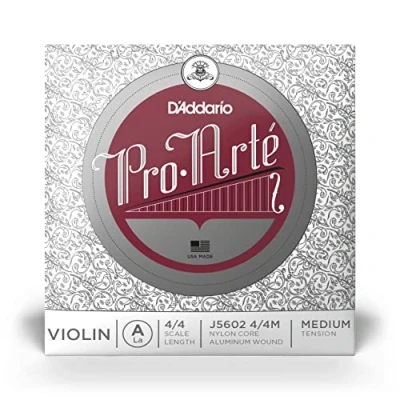 Image of D&#039;Addario Pro Arte 4/4 Scale Medium Tension Single A String for Violin