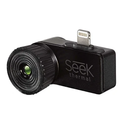Image of Seek Thermal LT AAA Compact XR Extended Range Imaging Camera for Apple iPhone iOS Phones, Black