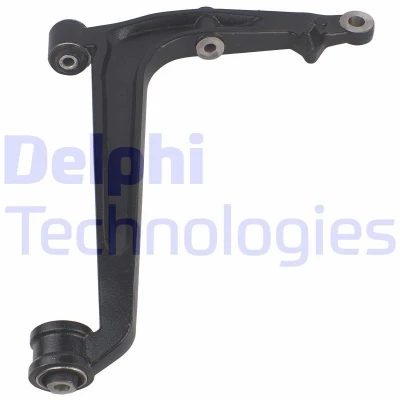 Image of 701407152C, 7D0407152, 7D0407152A Suspension Arm DELPHI TC2622 without ball joint Right, Lower Trailing Cast Steel VOLKSWAGEN: Transporter 4