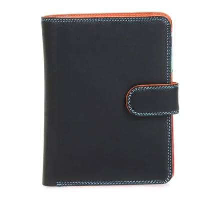 Image of mywalit Leather Women&#039;s Wallet Large Snap 229 4 Black Pace