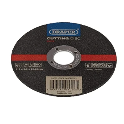 Image of Draper Metal Cutting Disc, 115 x 2.5 22.23mm