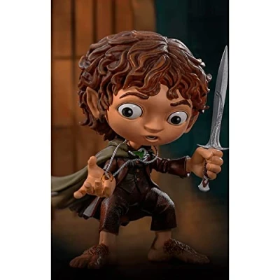 Image of Iron Studios &amp; MiniCo Heroes Lord Of The Rings Frodo Vinyl Statue