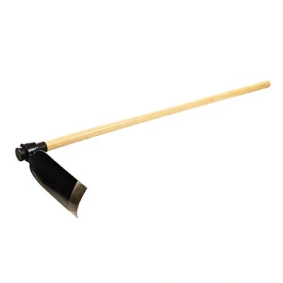 Image of Dapetz ® Heavy Duty Digging Hoe Solid Steel Forged Head 1350mm Long Hardwood Handle Soil Garden