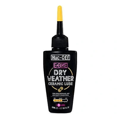 Image of Muc Off eBike Dry Chain Lube, 50ml Bike Oil, Wax for Weather Conditions Lubricant Electric Bikes, Black