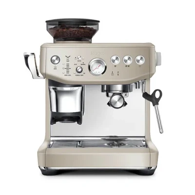 Image of Sage The Barista Express Impress Coffee Machine Almond Nougat With FREE Gift