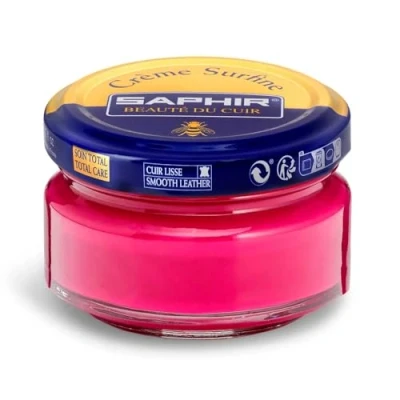 Image of Saphir Cream Surfine Shoe Polish FUSCHIA 93