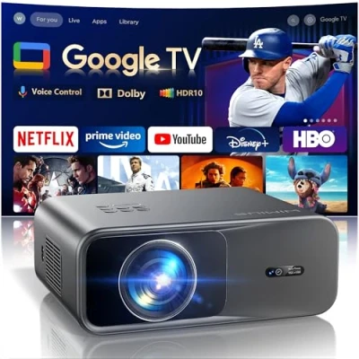 Image of WiFi Bluetooth Projector Portable HD 1080P