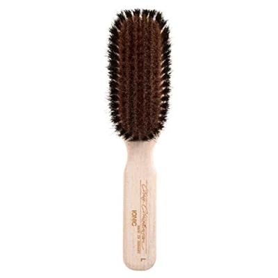 Image of Chris Christensen Boar Dog Brush, Groom Like a Professional, Ionic Series, Brass Bristles, Positive Charge Pulls Debris and Dander, Large