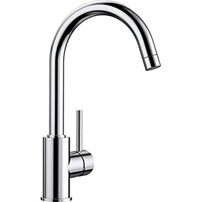 Image of BLANCO 517742 Mida Kitchen Mixer Tap, Chrome, High pressure