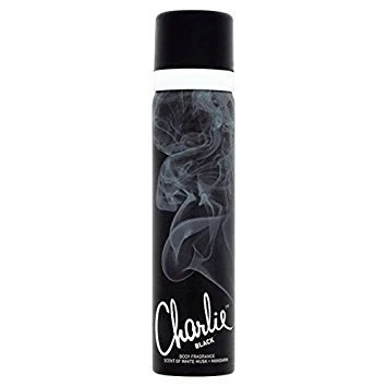 Image of Charlie Black Perfumed Body Spray, 75 ml, Pack of 6