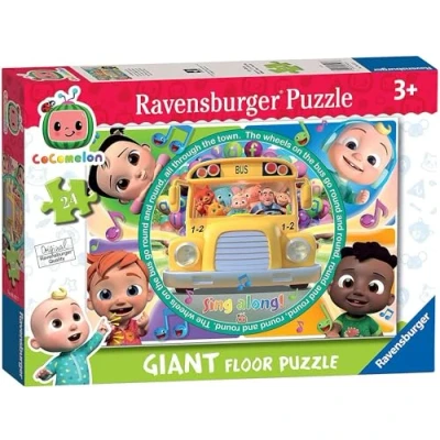 Image of Ravensburger Cocomelon 24 Piece Giant Floor Jigsaw Puzzlesfor Kids Age 3 Years Up Educational Toys for Toddlers