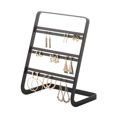 Image of Yamazaki Earring Stand, Metal, Black, One Size