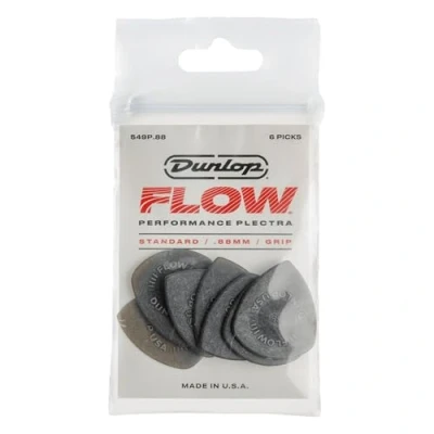 Image of Jim Dunlop 549P0.88 Flow Standard Grip Picks, 88 mm, Set of 6 Pieces