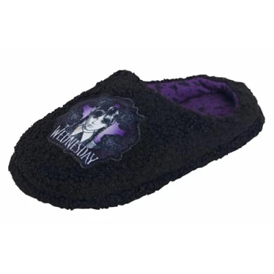 Image of Wednesday Girls Slippers EU 34 / UK 2 Black