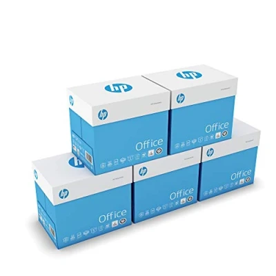 Image of HP Office A4 80gsm White Copier Paper, 5 Boxes, 25 Reams (12,500 sheets)