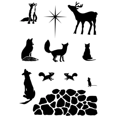 Image of Card io Clear Stamps, Polymer, A6