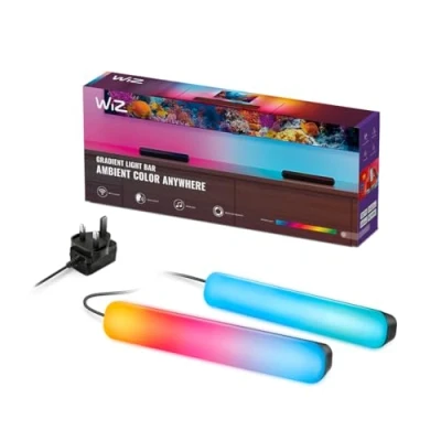 Image of WiZ Gradient Light Bars RGBIC Displays Multiple Colors at Once Versatile Placement Easy Setup, Connects to Wi Fi Control with App/Voice, Works Google Home, Alexa and HomeKit