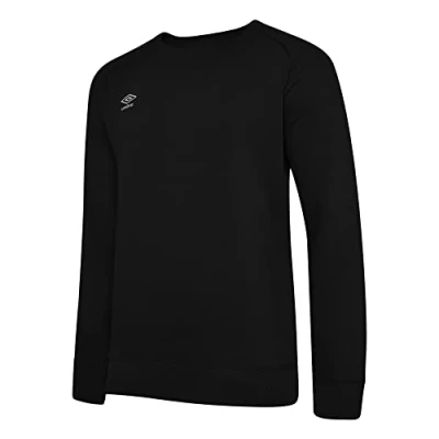 Image of Umbro Mens Club Leisure Sweatshirt (S) (Black/White)