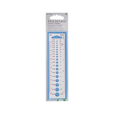Image of MILWARD Knitters Gauge, White, One Size