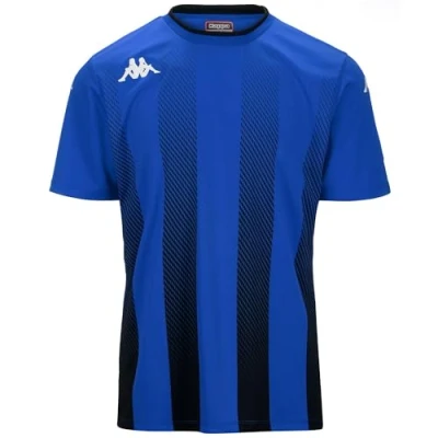 Image of Kappa Men&#039;s Bugo T Shirt, Blue/Black, XL