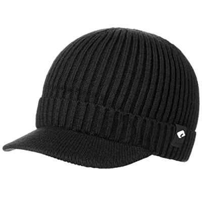 Image of CHILLOUTS Men&#039;s Benno Beanie Hat, Black, Einheitsgröße