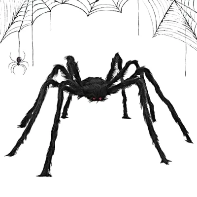 Image of Halloween Spider Outdoor Decorations,Giant Decor Giant Decorations for Wall, Yard, Haunted House Decor,
