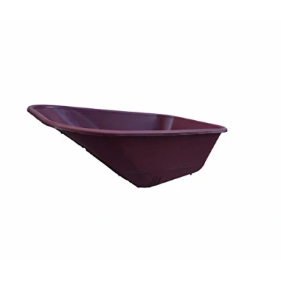 Image of KetoPlastics WHEEL BARROW BURGUNDY REPLACEMENT PLASTIC BODY 85LITRE/ NO HOLES MADE IN UK