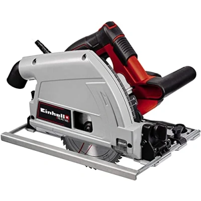 Image of Einhell Plunge Saw TE PS 165 (1200 W, Tool free Adjustment of Cutting Depth + Tilt Angle, High Grade Carbide Blade, Blade Lock)