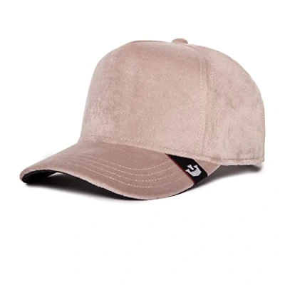 Image of Goorin Bros. The Farm Nudes Collection Blank Adjustable Trucker Hat, Velour (Taupe), One Size