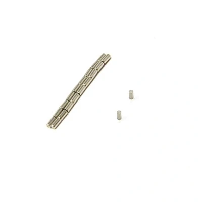 Image of Magnet Expert® 2mm dia x 4mm thick N42 Neodymium 0.16kg Pull (Pack of 20)